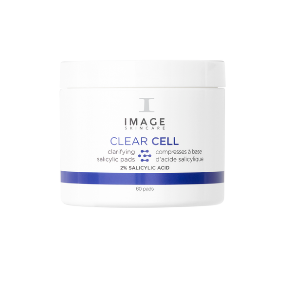 Image Skincare CLEAR CELL Salicylic Clarifying Pads 60 Pack | 2% Salicylic Acid Acne Pads Australia